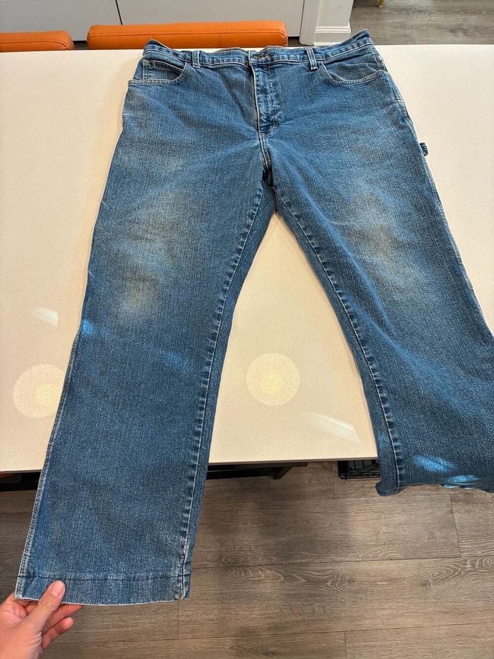 Dickies Carpenter Jeans Size 36 X 34 Blue Denim